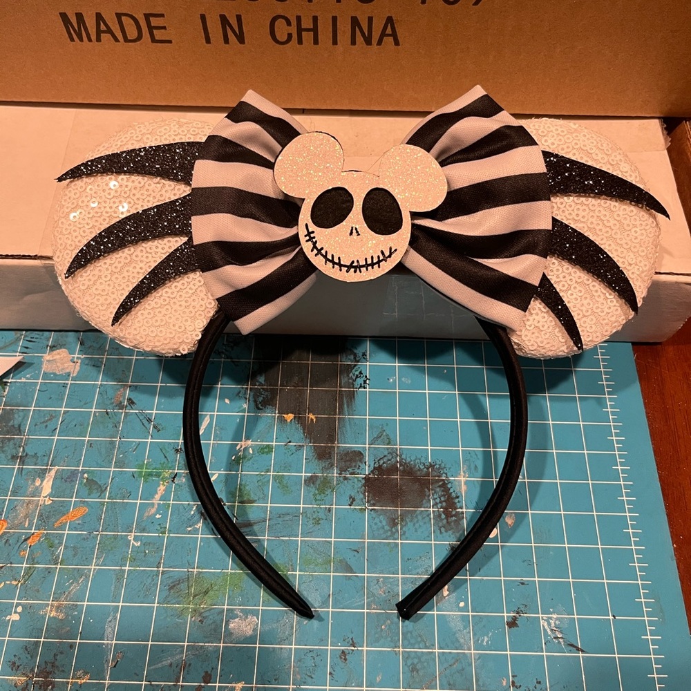 Nightmare before Christmas Minnie Mickey ears
